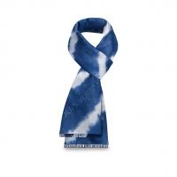 LV围巾 M70938 蓝色 MONOGRAM DAYLIGHT 长围巾