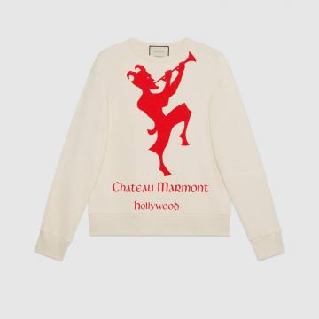 Gucci卫衣 475532 Chateau Marmont印花卫衣