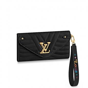 LV女士翻盖手包 M63298 黑色LOUIS VUITTON NEW WAVE 钱夹