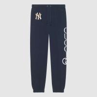 Gucci运动裤 497252 NY Yankees™贴饰棉质慢跑长裤