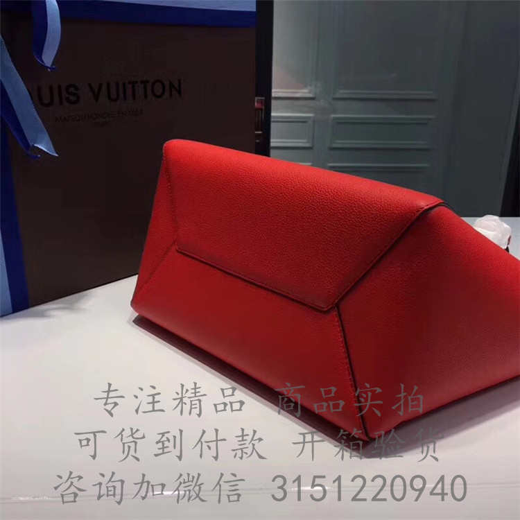 LV购物袋 M42290 大红色Lockme Cabas 手袋