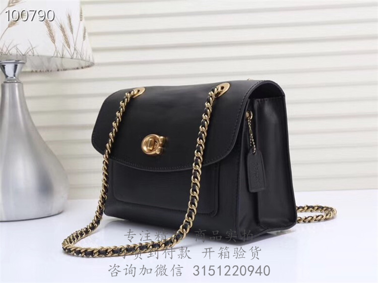 Coach链条包 26852 黑色蔻驰中号PARKER 手袋