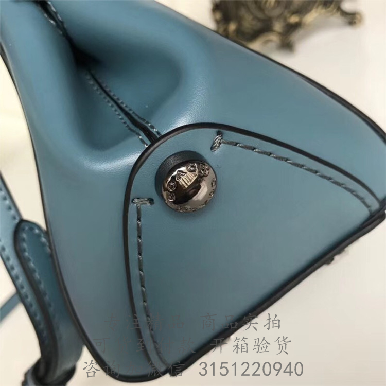 Coach手提包 31918 冰蓝色蔻驰小号光面GRACE 20手袋