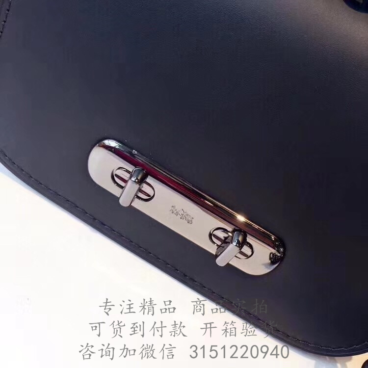 Coach链条包 18858 黑色蔻驰铬鞣皮革COACH SWAGGER 20单肩包