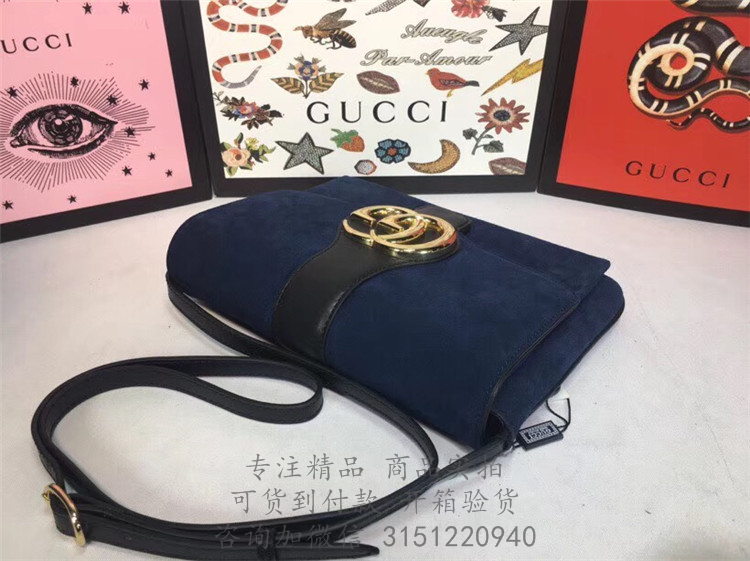 Gucci酒神包 400249 深蓝色Dionysus系列GG天鹅绒小号肩背包