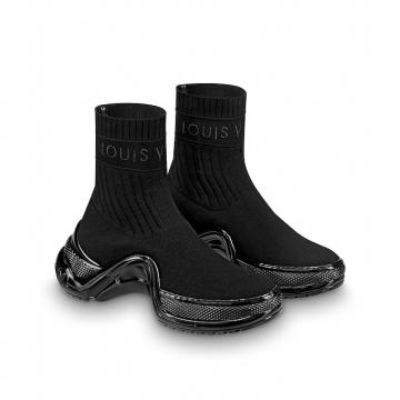 LV休闲毛衣鞋 1A52LC 黑色LV ARCHLIGHT 运动靴