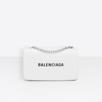 Balenciaga链条包 502027 白色日常链式皮夹