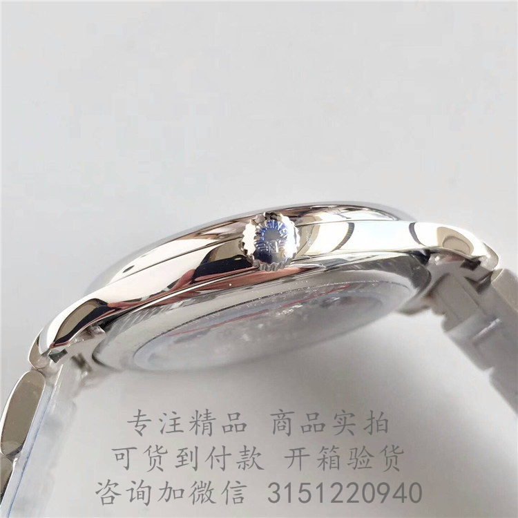 Longines制表传统系列—名匠系列浪琴男士自动机械腕表 L2.793.4.92.6 白壳蓝盘日期显示银色3指针钢带手表