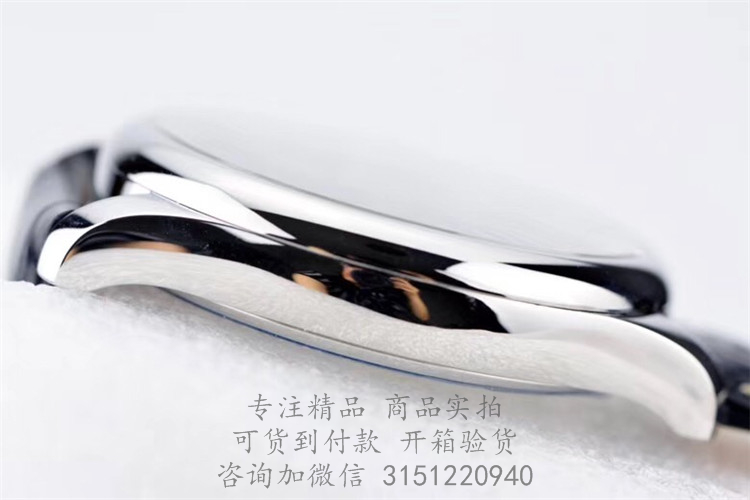 Longines制表传统—浪琴表名匠系列男士自动机械腕表 L2.910.4.51.7 白壳黑盘日期星期显示银色3指针黑色皮带手表