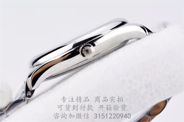 Longines制表传统系列—名匠系列浪琴男士自动机械腕表 L2.755.4.51.6 白壳黑盘日期星期显示银色3指针钢带手表