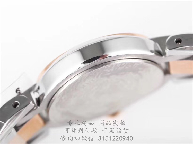 Longines优雅系列—浪琴表月心系列女士石英腕表 L8.109.5.87.6 玫瑰金壳白盘简约二针间金钢带手表