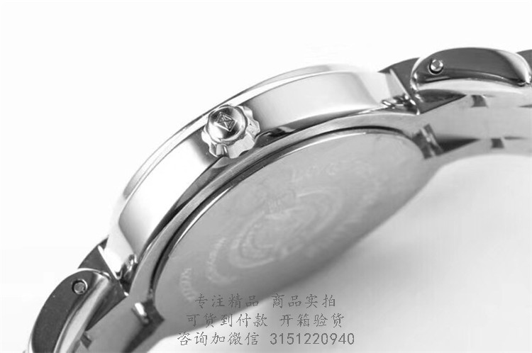 Longines优雅系列—浪琴表月心系列女士自动机械腕表 L8.111.4.87.6 白壳白盘日期三针钢带手表