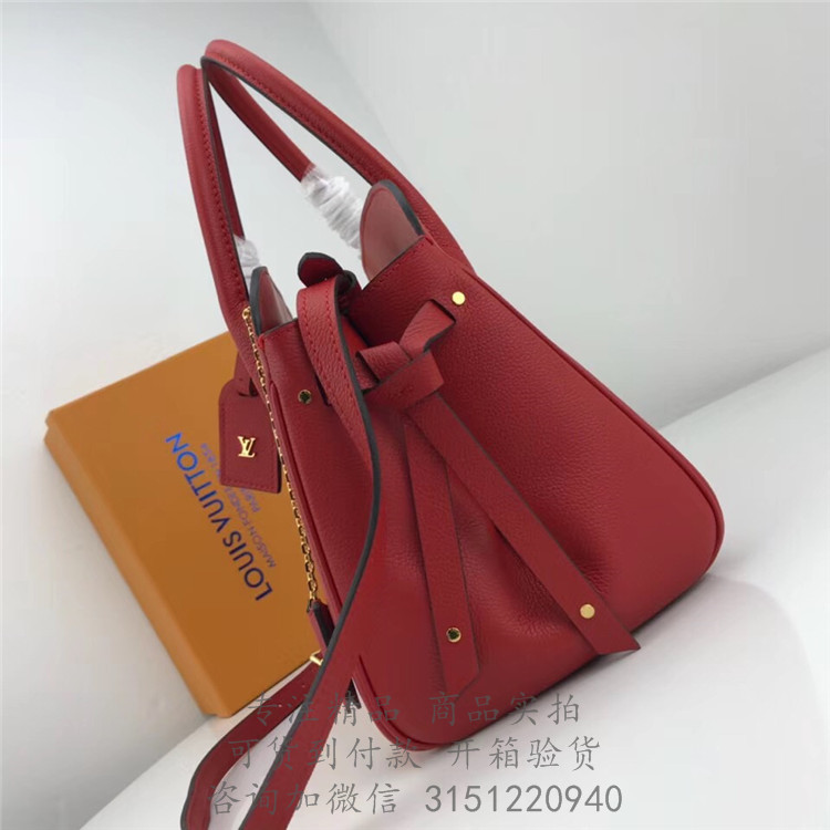 LV手提包 M54349 大红色MILLA 小号手袋