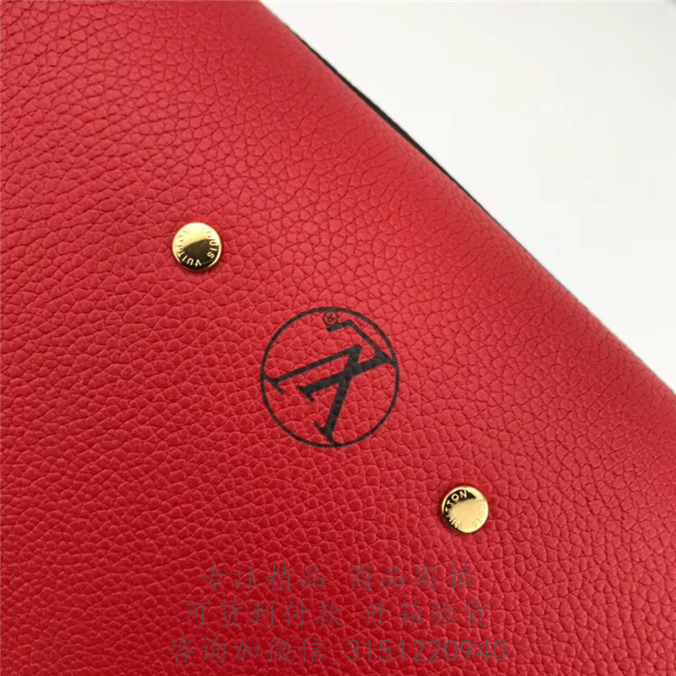 LV手提包 M54349 大红色MILLA 小号手袋