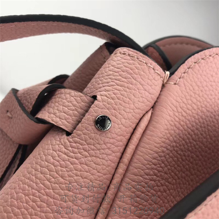 LV手提包 M54347 浅粉色MILLA 小号手袋