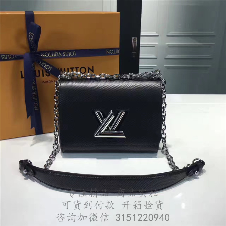 LV链条包 M50332 黑色TWIST 小号手袋