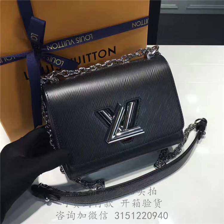 LV链条包 M50332 黑色TWIST 小号手袋