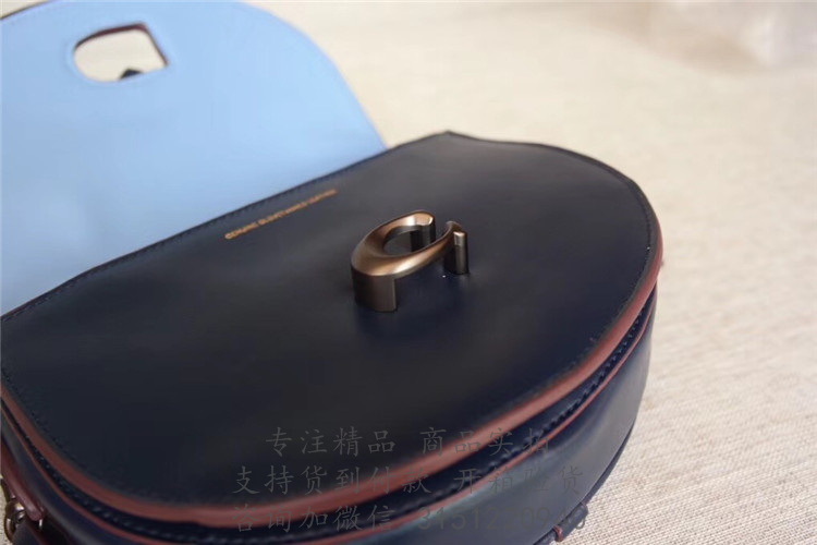 Coach马鞍包 47924 蓝灰色SADDLE 20号手袋