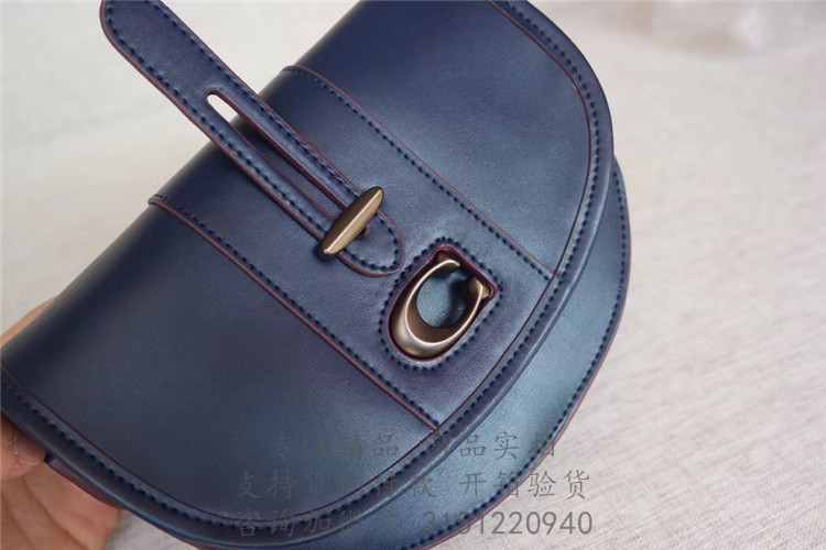 Coach马鞍包 47924 蓝灰色SADDLE 20号手袋