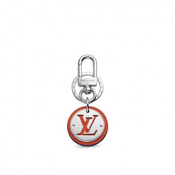 LV钥匙扣 M62689 橙色水波纹LV CIRCLE 包饰与钥匙扣