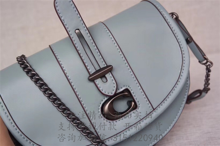 Coach马鞍包 47924 鼠尾草色SADDLE 20号手袋