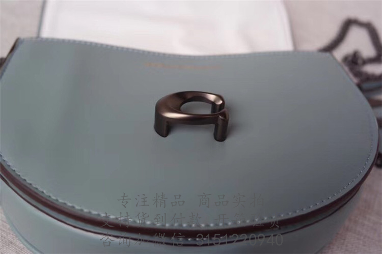 Coach马鞍包 47924 鼠尾草色SADDLE 20号手袋