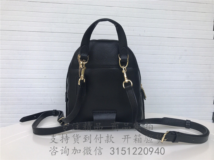 Coach双肩包 F30530 黑色ANDI 迷你双肩背包