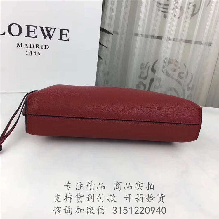 Loewe单肩包 327.81.R95 罗意威砖红色中号 Missy手袋