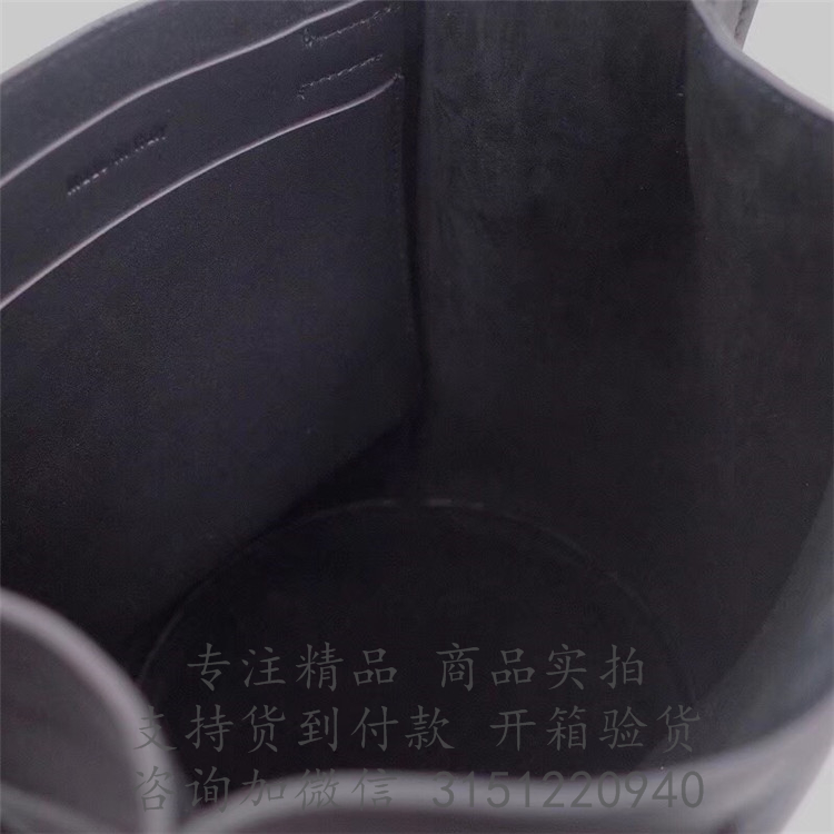 Celine水桶包 189343A4T.38NO 赛琳黑色BIG BAG BUCKET配长肩带光滑小牛皮水桶包