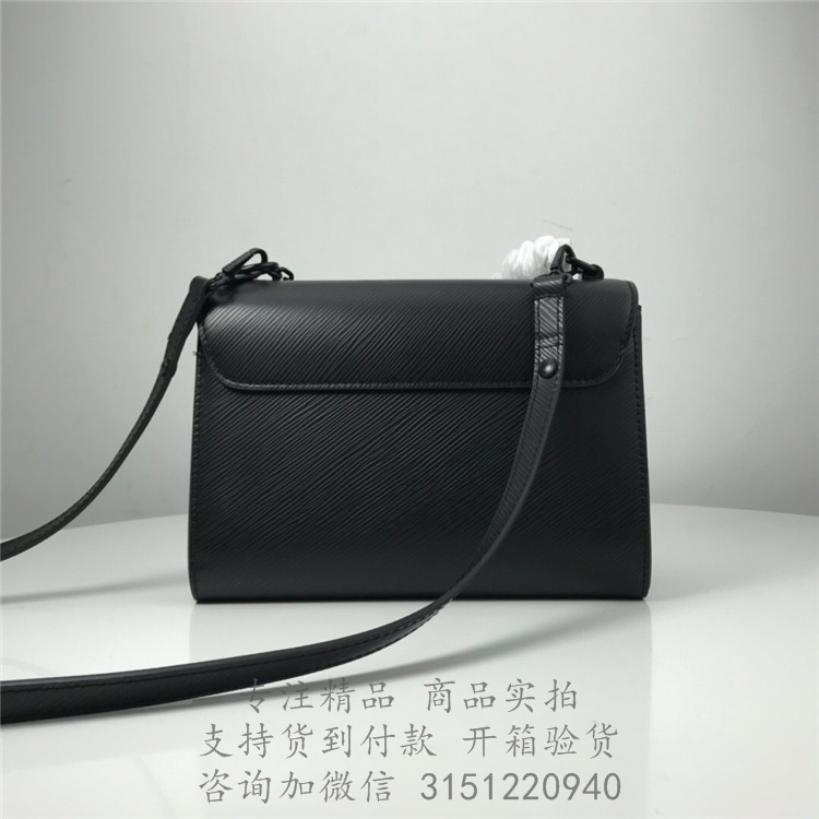 LV链条包 M53236 哑光黑色TWIST 中号手袋