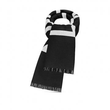 LV围巾 M71580 黑色TEAM LOUIS 围巾