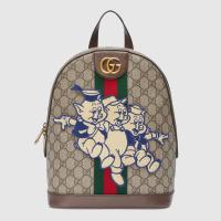 Gucci双肩包 552884 Ophidia系列三只小猪图案GG背包
