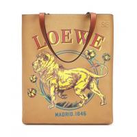 罗意威Mackintosh系列黄色狮子印花购物袋 313.09.R72