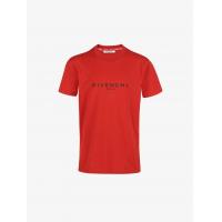 纪梵希红色模糊GIVENCHY PARIS T恤 BM70K93002-620