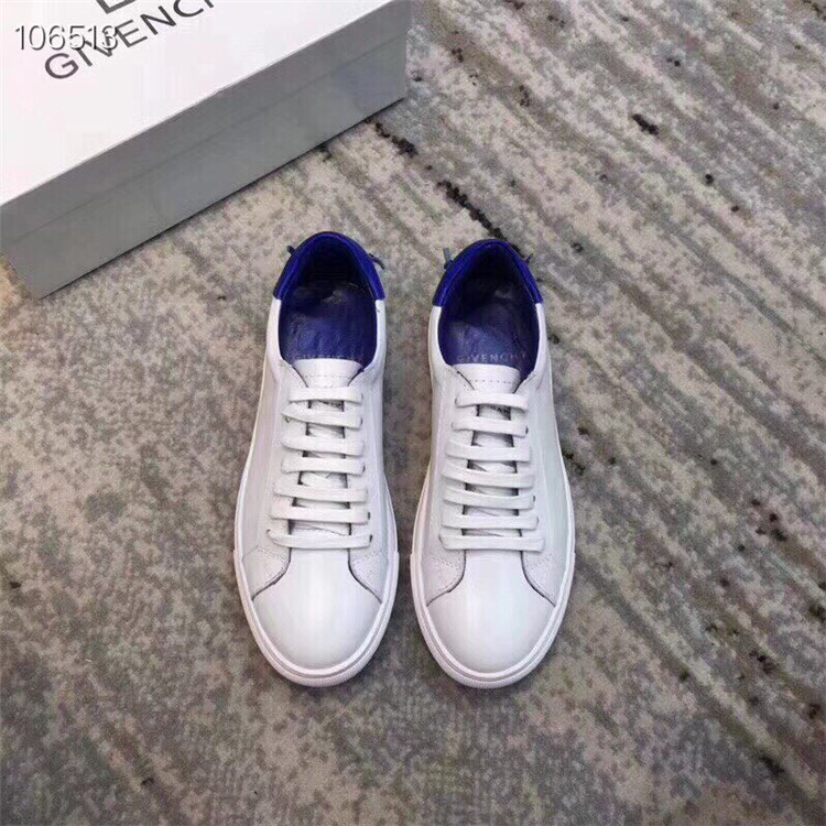 纪梵希Givenchy蓝色URBAN STREET真皮运动鞋 BM08219876-131