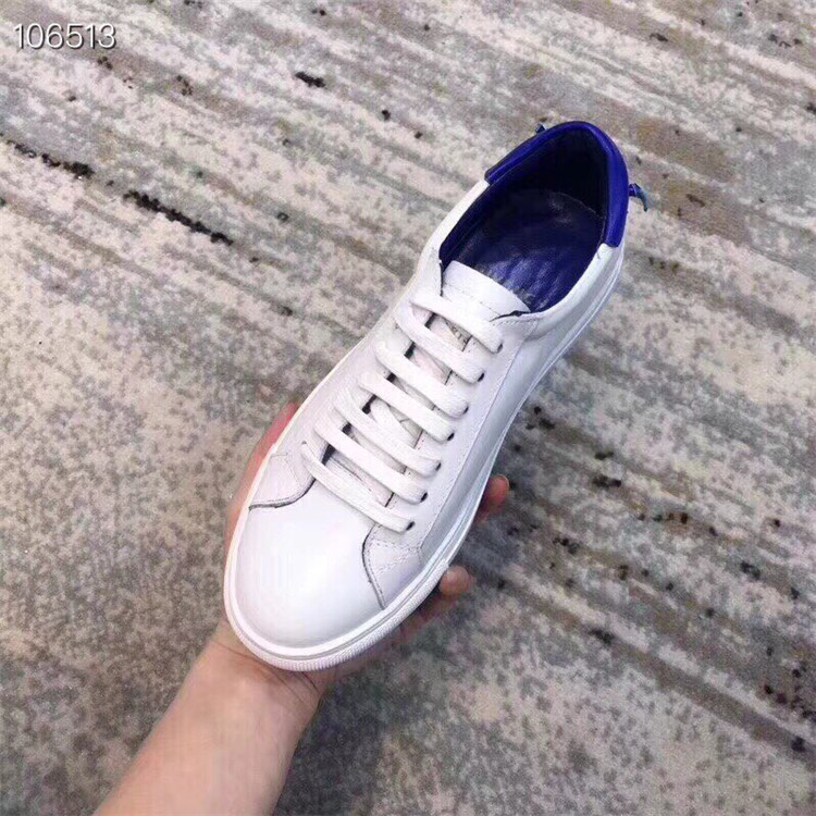 纪梵希Givenchy蓝色URBAN STREET真皮运动鞋 BM08219876-131