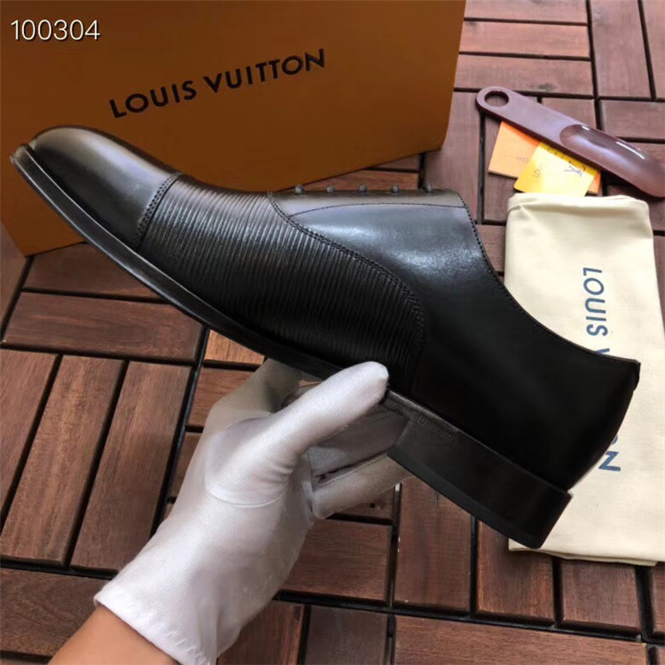 LV黑色WAGRAM 切尔西鞋正装皮鞋 1A2AVG