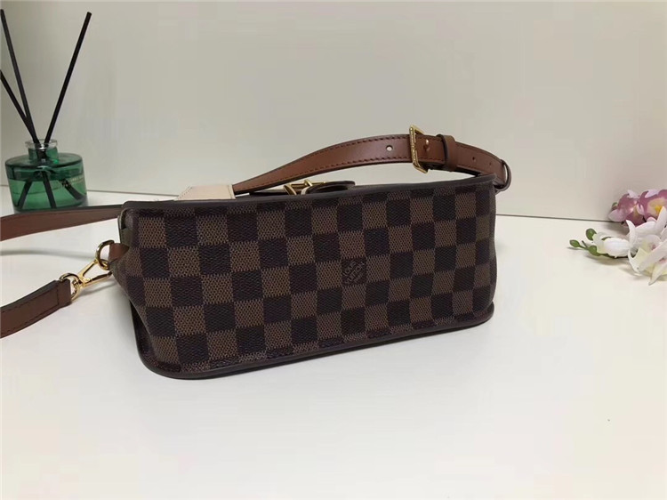 LV手提包 N40148 白色牛皮配棋盘格CROSSBODY 手袋