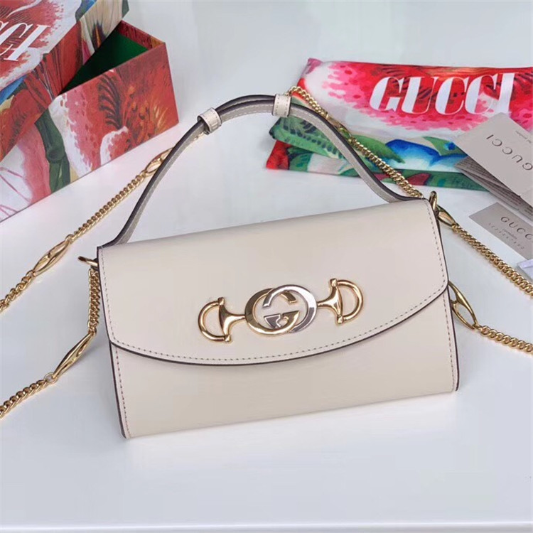 古驰白色Gucci Zumi系列迷你肩背包 564718 05J0X 9022