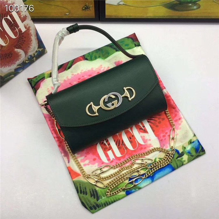 古驰绿色Gucci Zumi系列迷你肩背包 564718 05J0X 3154