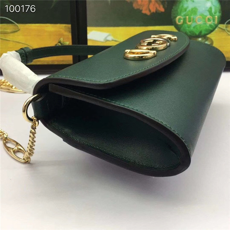 古驰绿色Gucci Zumi系列迷你肩背包 564718 05J0X 3154