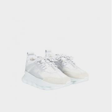 范思哲Versace白色CHAIN REACTION 运动鞋球鞋 DSR705G-D7CTG_D01
