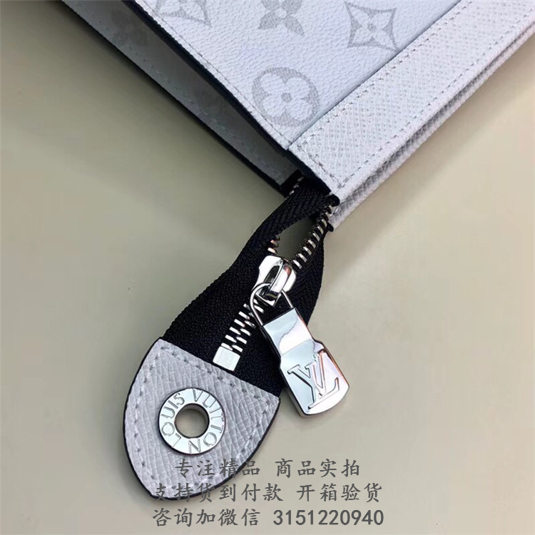 LV手拿包 M61692 白花POCHETTE VOYAGE 中号手袋