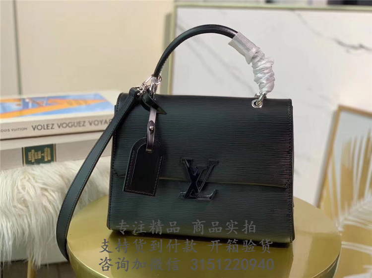 LV手提包 M53691 黑色水波纹GRENELLE 中号手袋