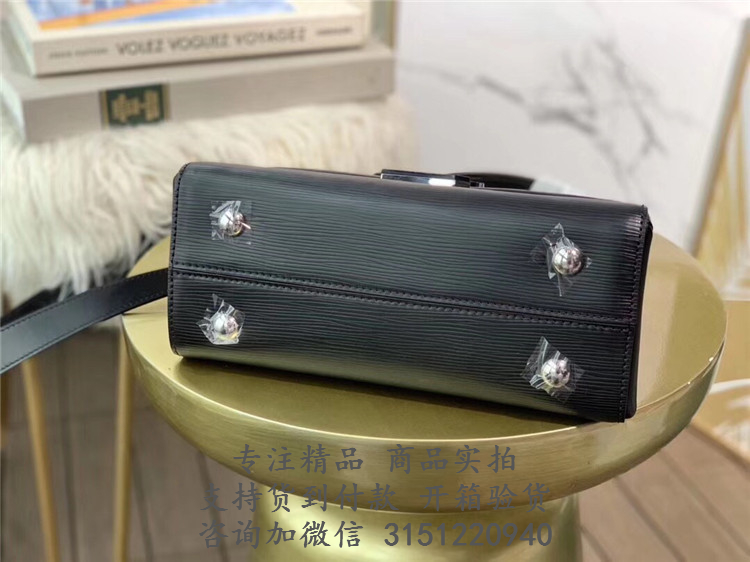 LV手提包 M53691 黑色水波纹GRENELLE 中号手袋