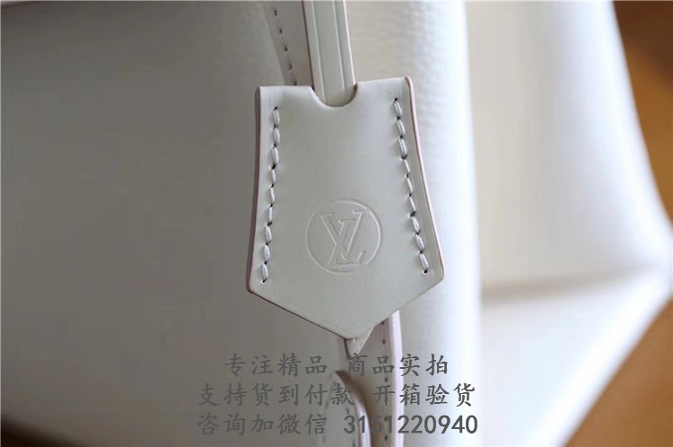 LV手提包 M53815 白色ROSE DES VENTS 中号手袋