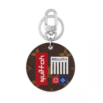 LV钥匙扣 M68300 棕色印花MONOGRAM LOGOS ILLUSTRE 包饰与钥匙扣