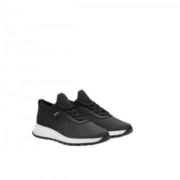 普拉达Prada黑色织物PRAX 01 运动鞋 4E3393_3KLC_F0P97