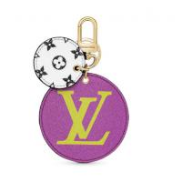 LV钥匙扣 M67848 紫色大花MONOGRAM GIANT 包饰与钥匙扣