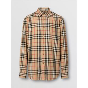Burberry 80208831 男士 Vintage 格纹棉质法兰绒衬衫